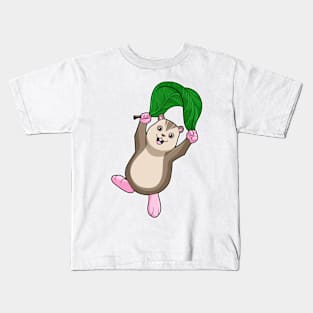 Hamster with Parachute Kids T-Shirt